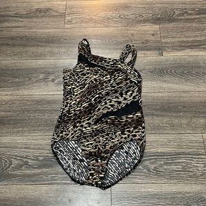 Vintage Miraclesuit Cheetah Tummy Control